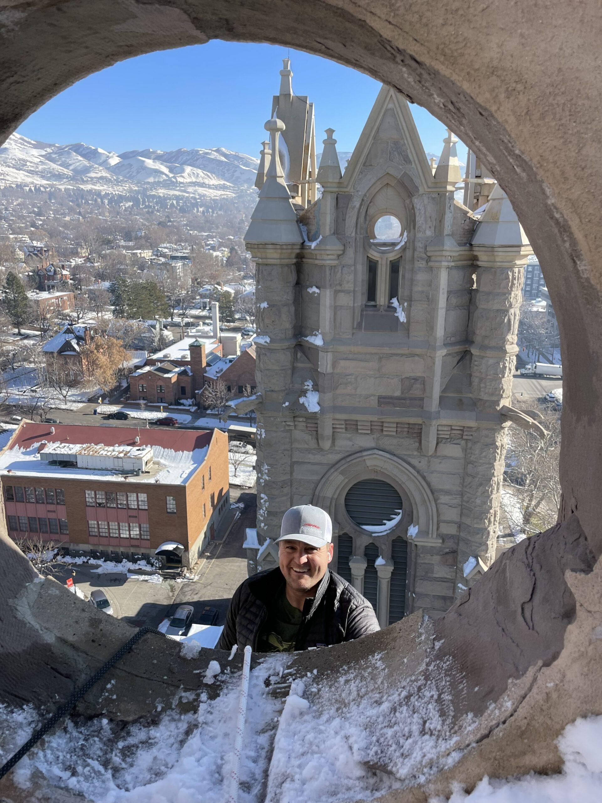 Idaho Wildlife Specialists bat removal technician at work