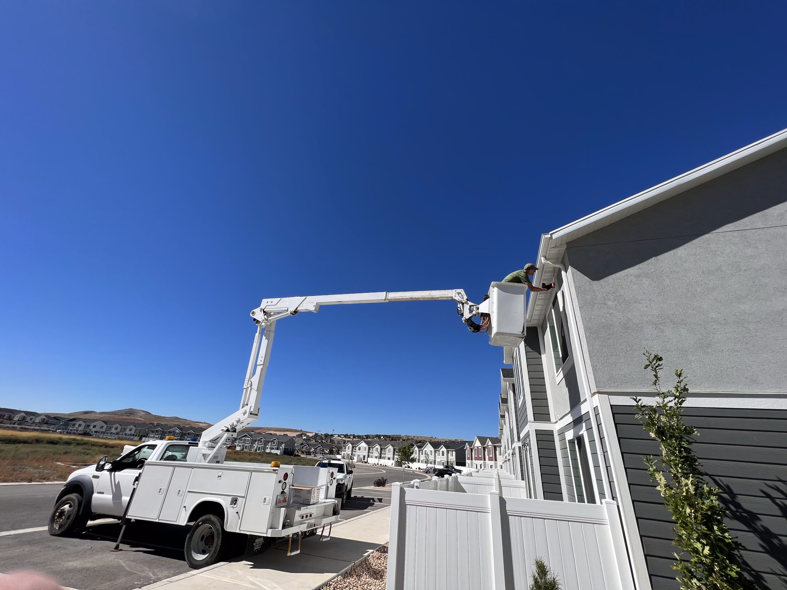 Idaho Wildlife Specialists bat removal team at work